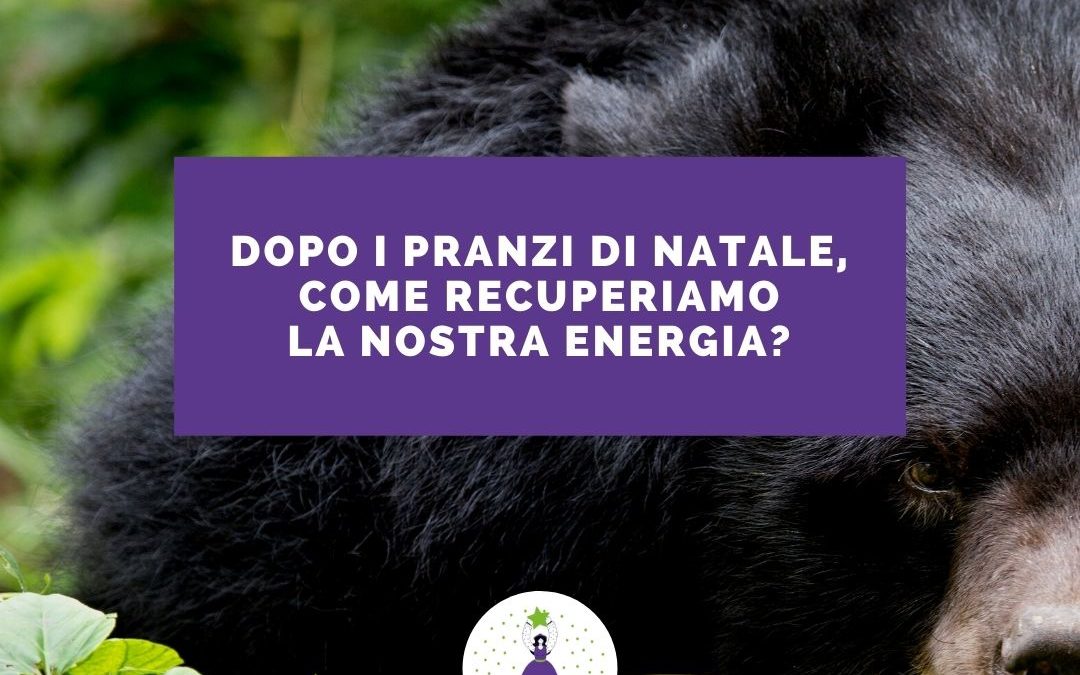 Come recuperare le energie dopo le mangiate natalizie?